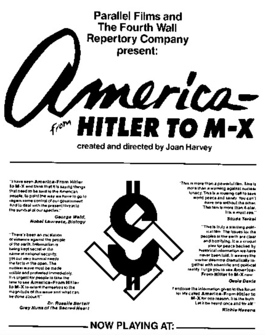 America: From Hitler to M-X